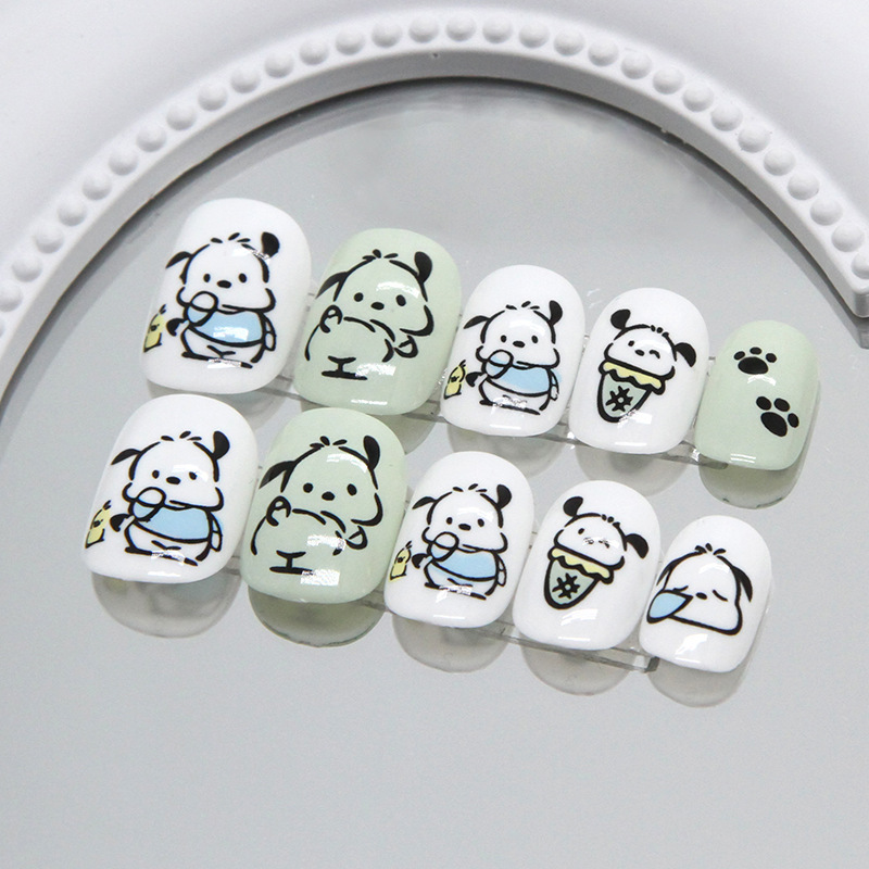 24 Pcs Square Press On Nails C - đánh giá và giá Nail Art Press On
