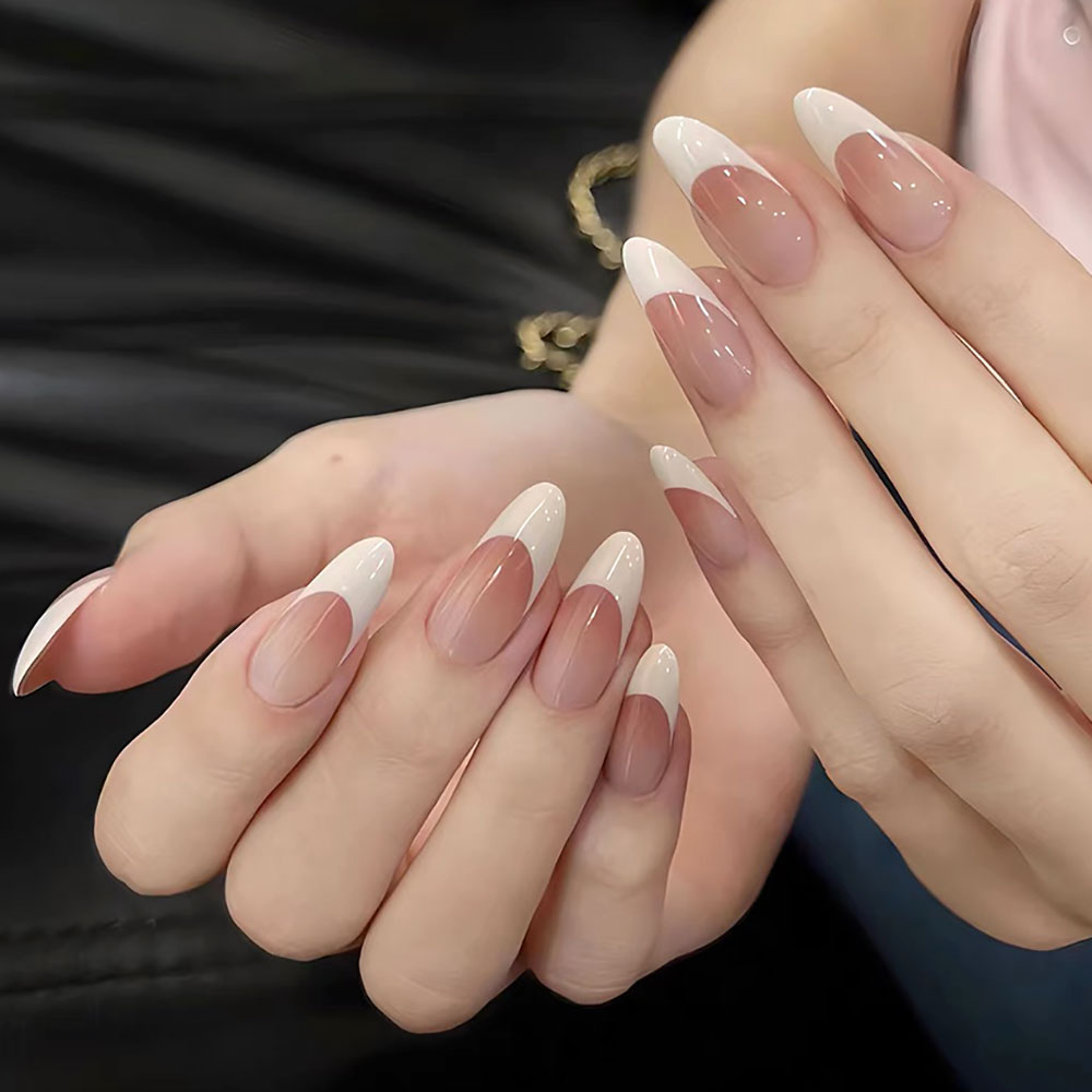 120 chiếc móng giả kiểu Pháp m - đánh giá và giá Nail Art Pink