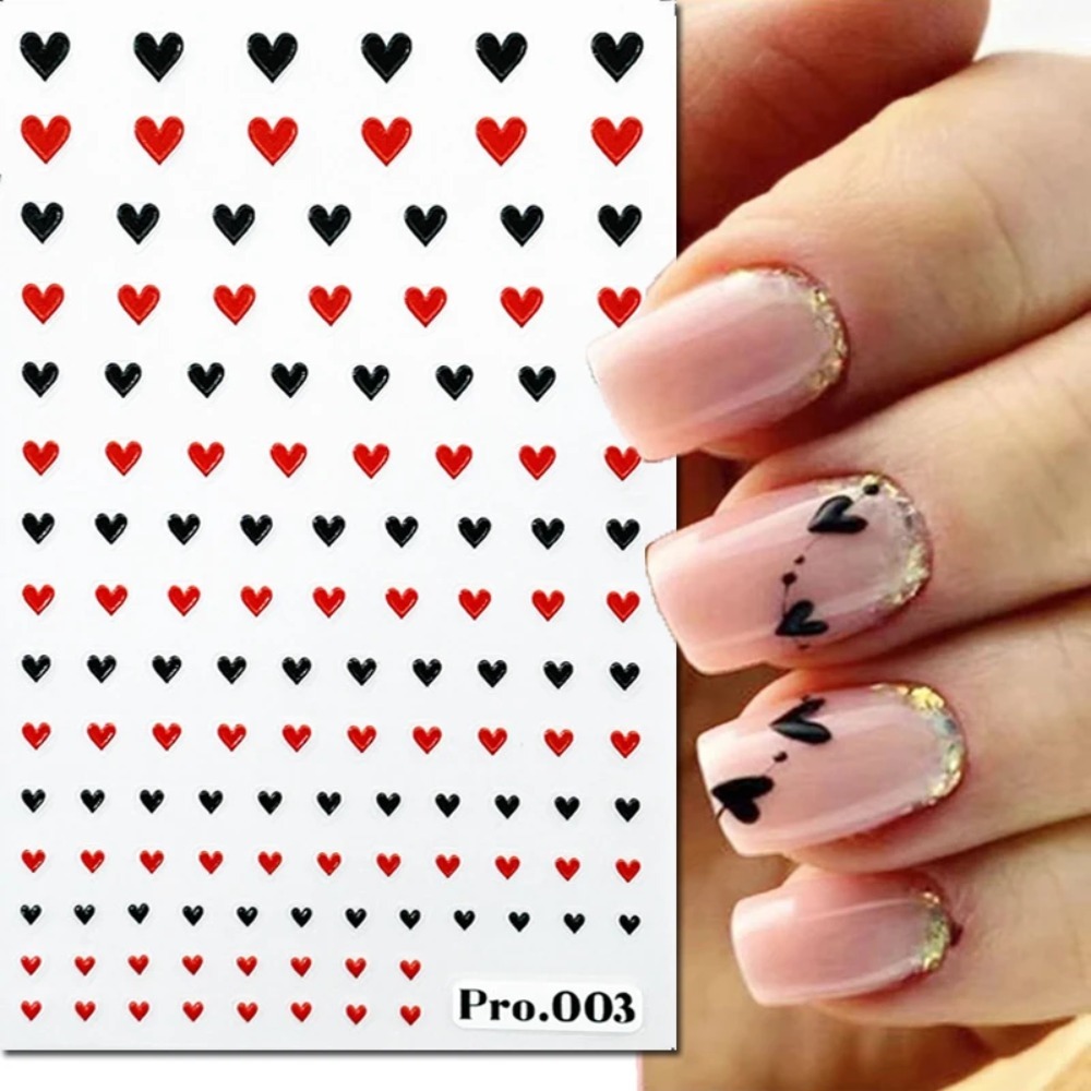5d Embossed Nail Art Stickers  - đánh giá và giá Nail Art Valentines Day