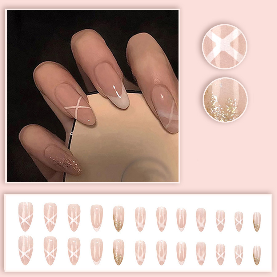 Medium fake nails for women Nu - đánh giá và giá Nail Art Press On