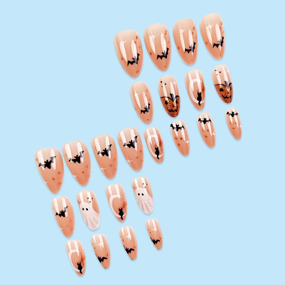 24pcs Simple Almond Press on N - đánh giá và giá Nail Art Press On
