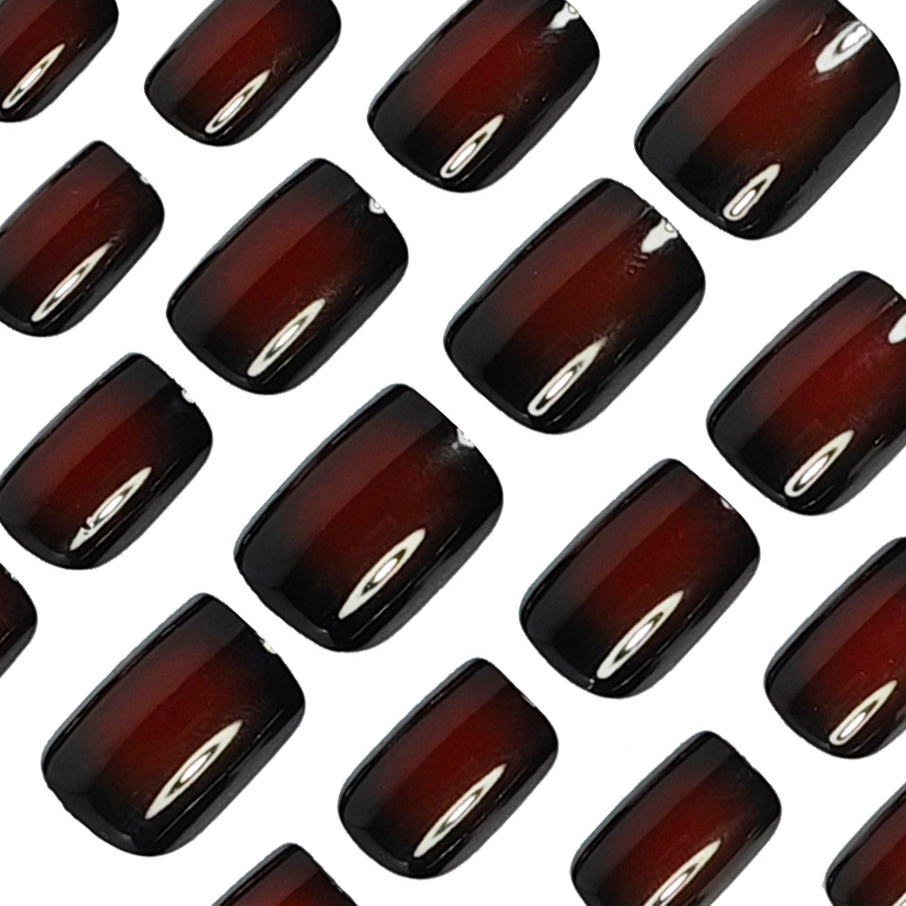 Short Square fake nails for wo - đánh giá và giá Nail Art Pink
