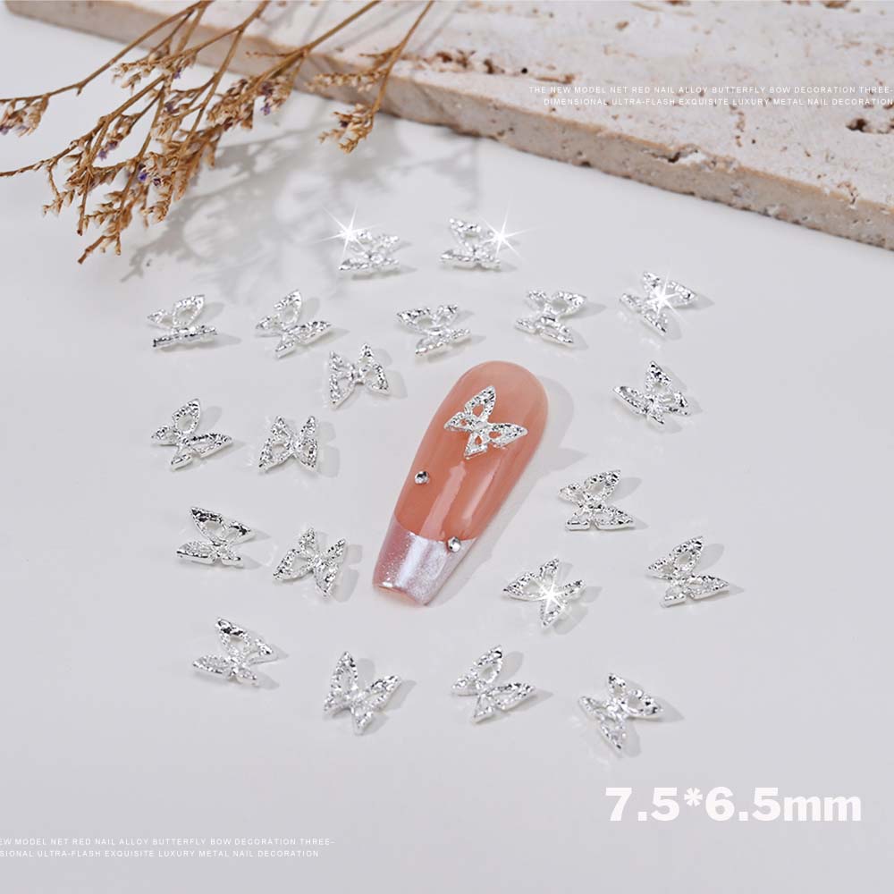 20pcs 3D Exquisite Hollow Butt - đánh giá và giá Nail Art Valentines Day