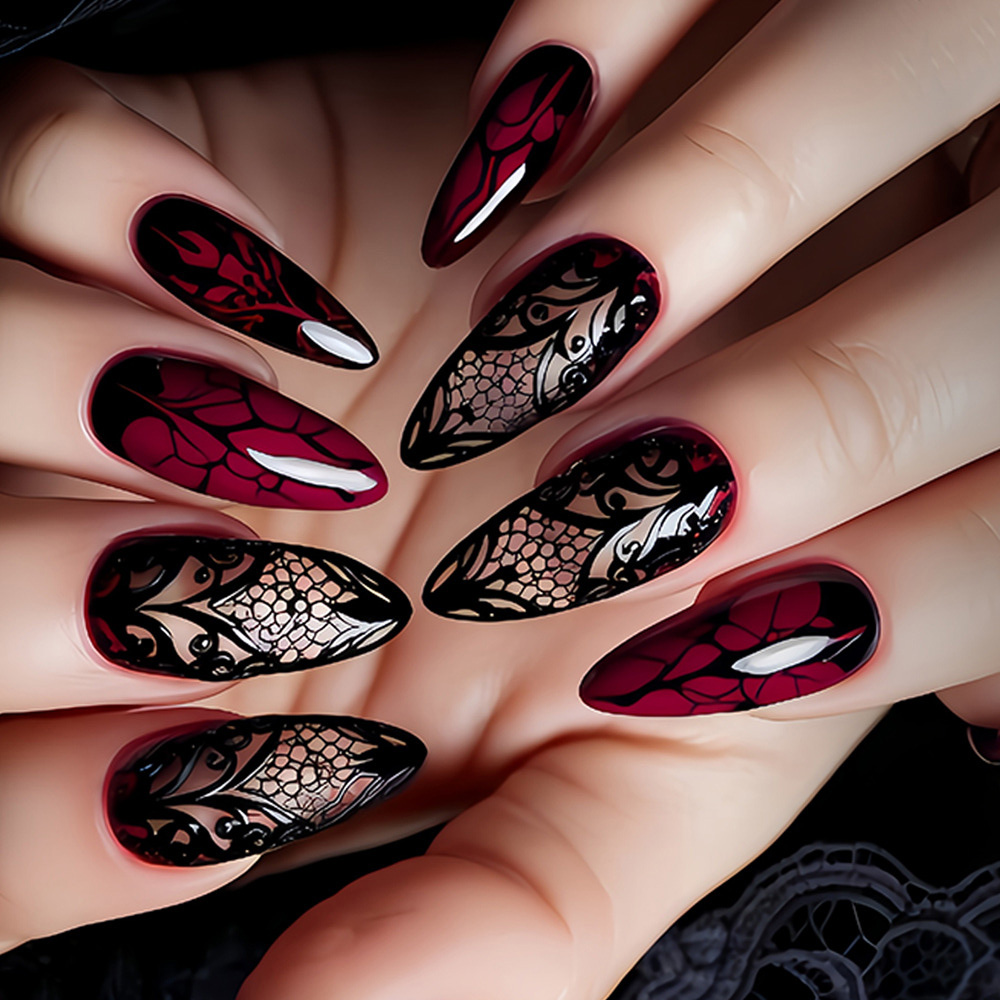 Medium fake nails for women da - đánh giá và giá Nail Art Press On